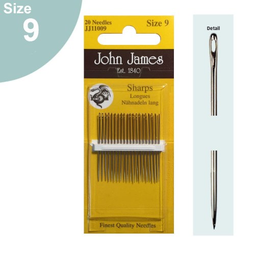 Hand Sewing Needles Sharps Size 9